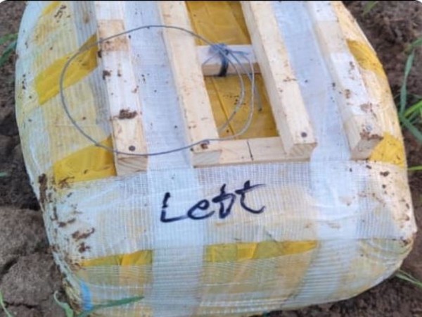 Visual of the susupicious packet in Samba (Photo/ANI)