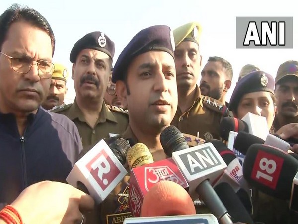 Senior Superintendent of Police (Samba), Abhishek Mahajan (Photo/ANI)