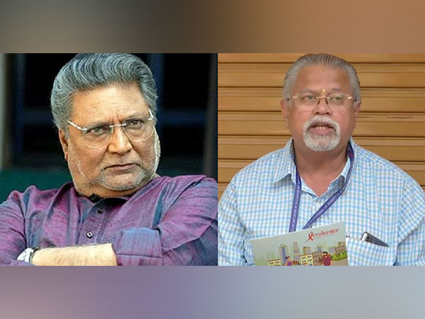 Vikram Gokhale, PRO Shirish Yadgikar - Deenanath Mangeshkar Hospital (Image source: Twitter)
