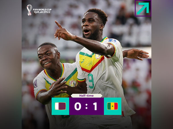 Boulaye Dia celebrates after scoring a goal against Qatar in FIFA World Cup 2022 (Image: FIFA World Cup Twitter)
