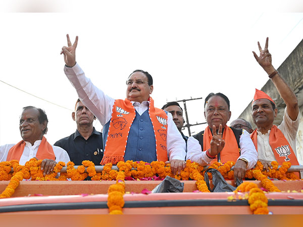 BJP president JP Nadda in Gujarat's Himmatnagar