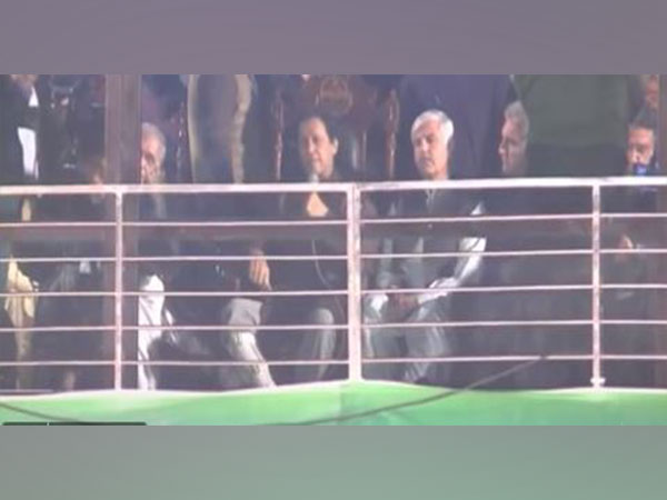 Imran Khan at Rawalpindi jalsa. (Photo Credit - Twitter/PTI)