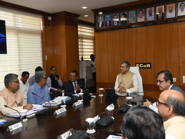 Railways Minister Ashwini Vaishnaw in Bhubaneswar. (Photo/ANI)
