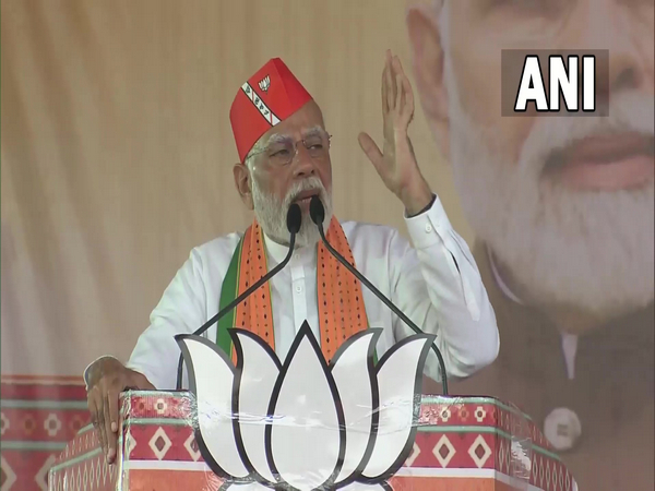 Prime Minister Narendra Modi in Gujarat's Kheda (Photo/ANI)