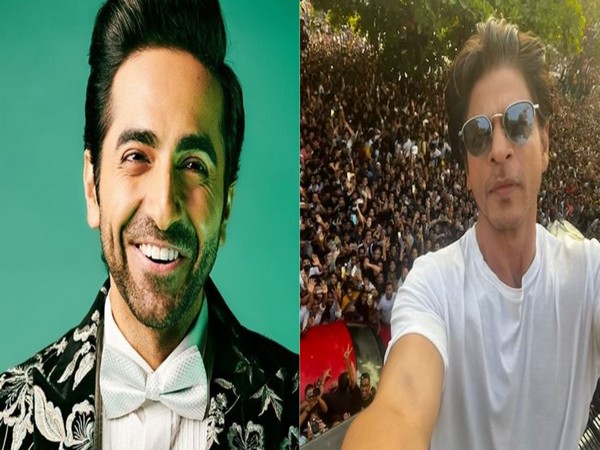 Ayushmann Khurrana, Shah Rukh Khan (Image source: Twitter)