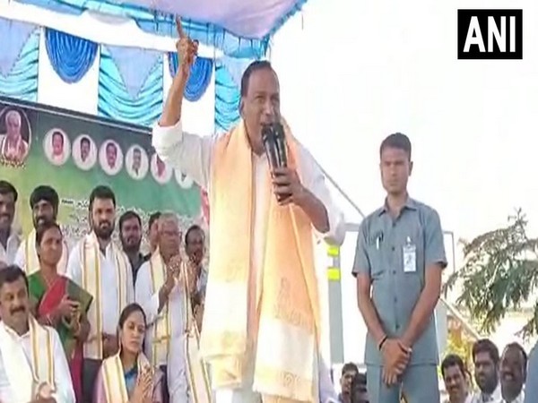 Minister of Labour and Employment, Telangana, Malla Reddy (Image/ANI)
