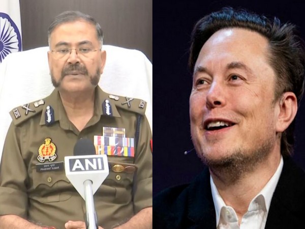 ADG UP Police Prashant Kumar and Elon Musk