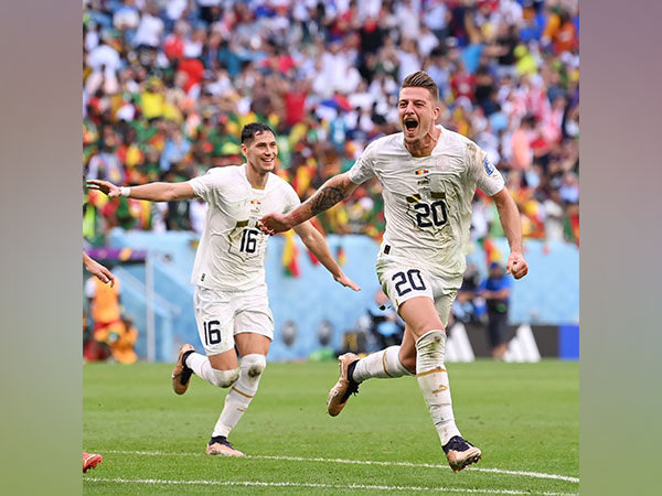 Serbia team (Photo: FIFA World Cup/ Twitter)