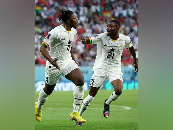 Ghana's Mohammed Salisu celebrates after scoring a goal against South Korea in Group H match (Image: FIFA World Cup)