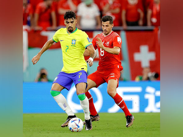 Brazil and Switzerland in action (Image: FIFA World Cup Twitter) 