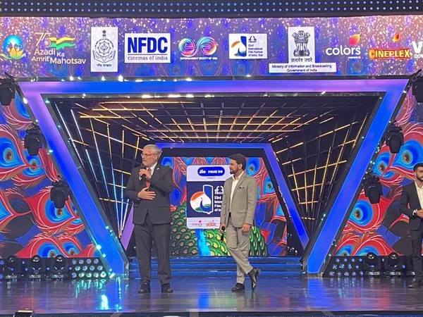 Israeli envoy Naor Gilon at the 2022 International Film Festival of India in Goa.