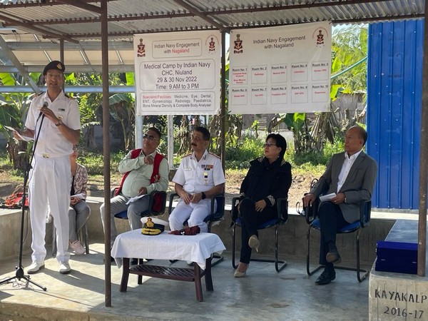 Indian Nav organised a health camp in Niuland (Image Source: PIB)