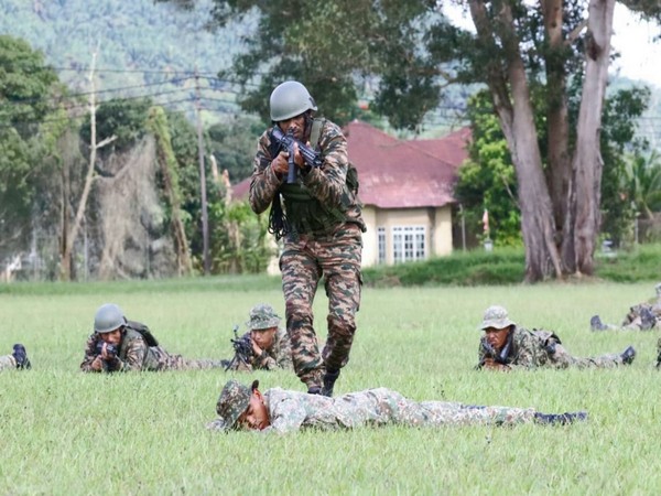 A vosual from the military exercise 'Harimau Shakti 2022' (Photo/Western Command Indian Army twitter)