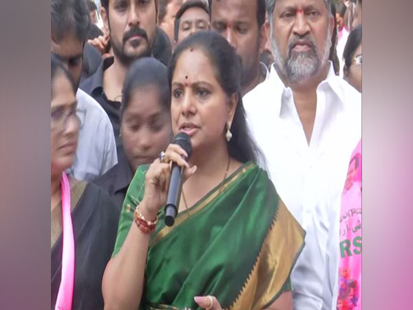 TRS leader Kalvakuntla Kavitha (Photo/ANI)