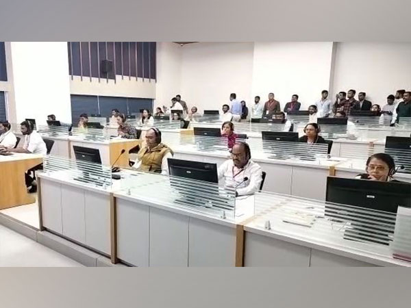 Visuals from Vidhya Samiksha Kendra where teams are monitoring live webcasting