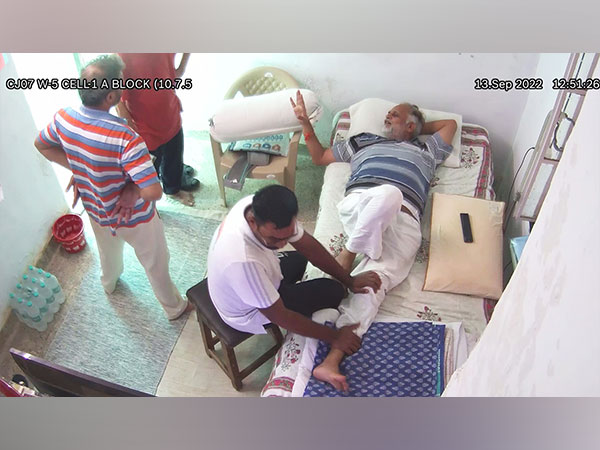 Jailed Delhi Minister Satyendar Jain (Photo:ANI)