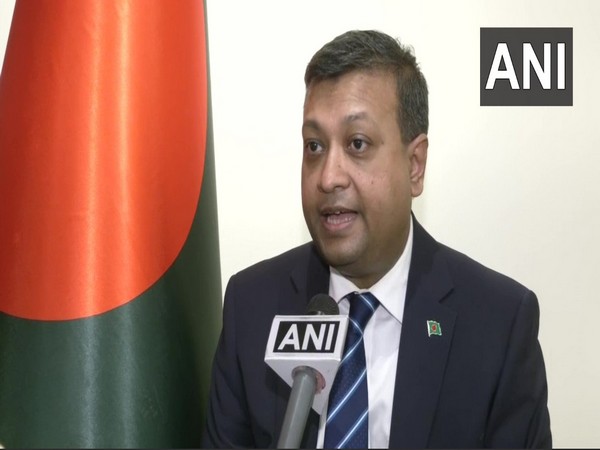 Bangladesh Deputy High Commissioner, Andalib Elias talking with ANI