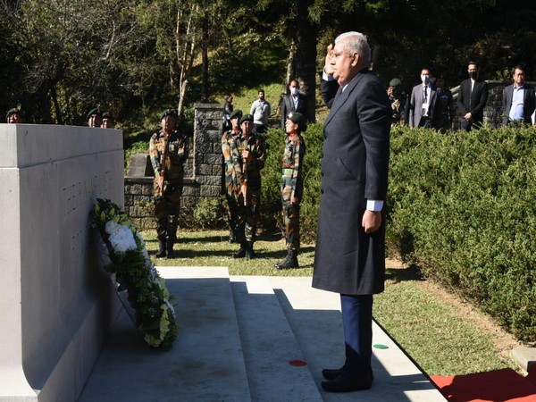 VP Jagdeep Dhankhar at the Kohima War Cemetery (Photo/ANI)