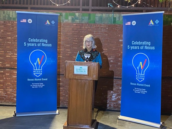 US Charge d' Affaires to India, Elizabeth Jones at Nexus Alumni Networking Event