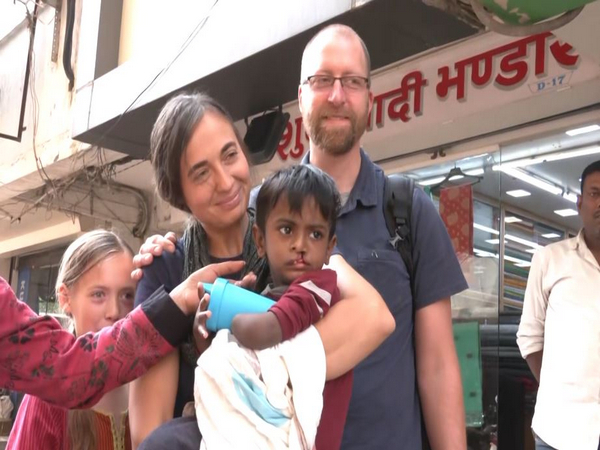 8 year old Arjit has been adopted by American couple Colnel and Kathleen Miller. (Photo/ANI)