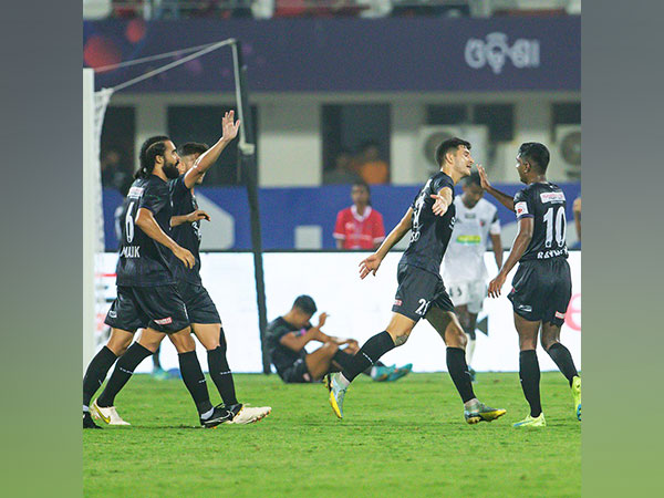 Odisha FC players celebrating goal (Photo: Twitter@OdishaFC)  