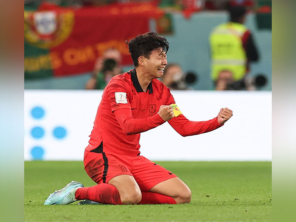 South Korean player celebrating. (Photo- FIFA World Cup Twitter)