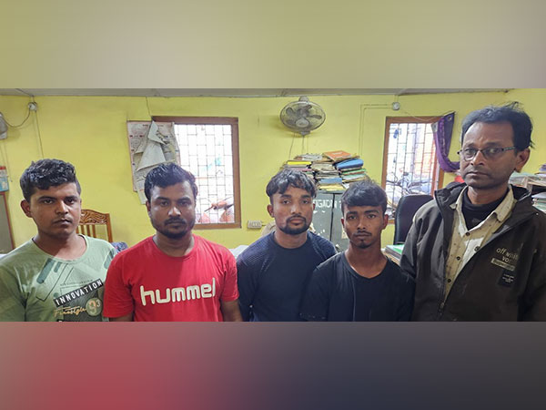 Assam Police arrests 5 persons (Photo:ANI)