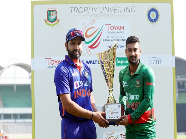  India captain Rohit Sharma and Bangladesh skipper Litton Das (Photo: BCCI/ Twitter)