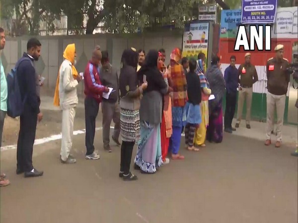 Visulas from polling booth (Photo/ANI)