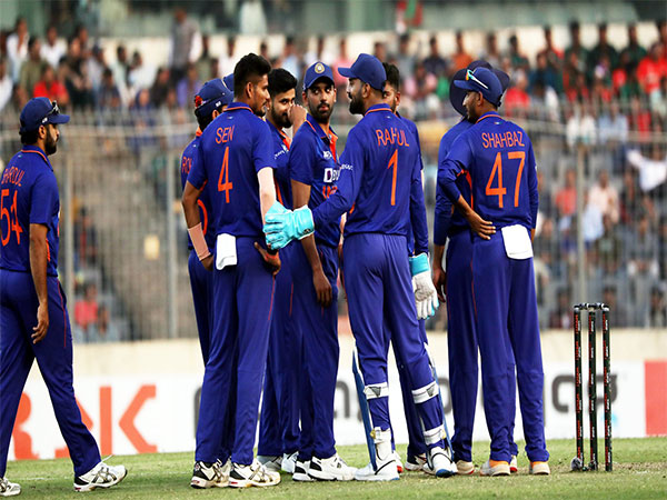Indian team during first ODI against Bangladesh (Image: BCCI Twitter)