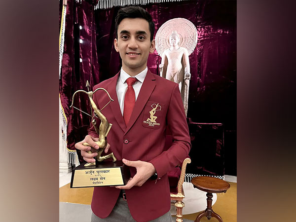 Lakshya Sen was awarded Arjuna award on Wednesday (Photo: Twitter@lakshya_sen) 