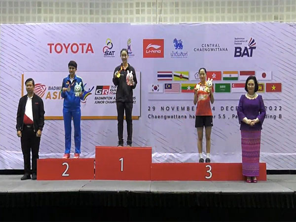 Unnati Hoodawon silver at event (Photo: Badminton Association of Thailand)