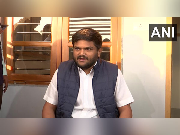 BJP candidate from Viramgam Hardik Patel (Photo:ANI)