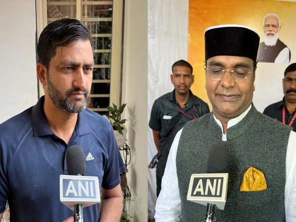 Congress MLA Kunal Choudhary (L) and Medical Education Minister Vishwas Sarang (R) (Photo/ANI)