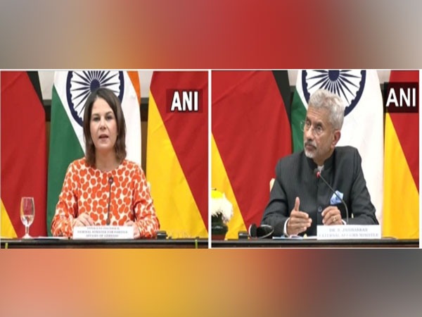 German Foreign Minister Annalena Baerbock and External Affairs Minister Dr S Jaishankar (Photo: ANI)