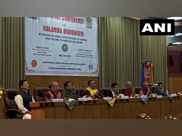National conference on Nalanda Buddhism in Gangtok (Photo/ANI)