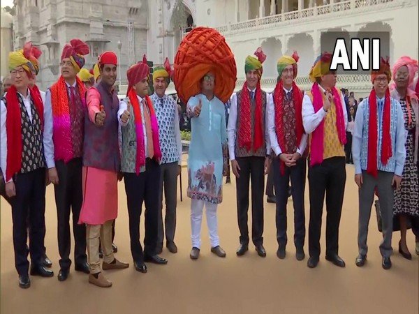 G20 countries delegates experienced vibrant Rajasthani culture, tradition in Udaipur. (Photo: ANI)