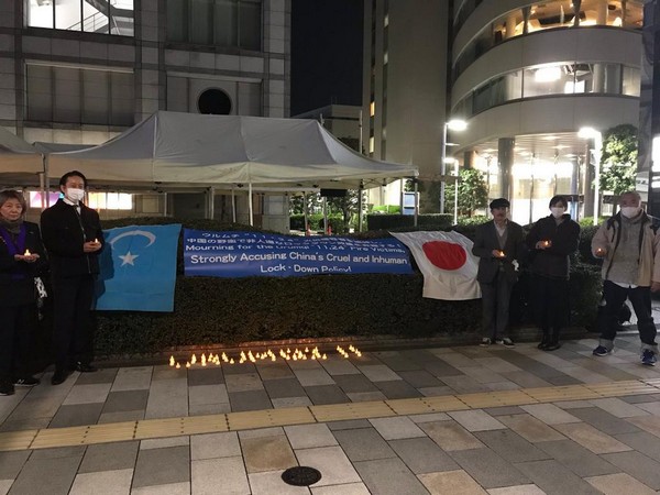 Activists protest in Tokyo to silently highlight suffering of China's Uyghur