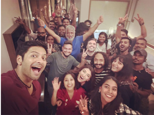 Ali Fazal with Mirzapur 3 team (Image Source: Instagram)