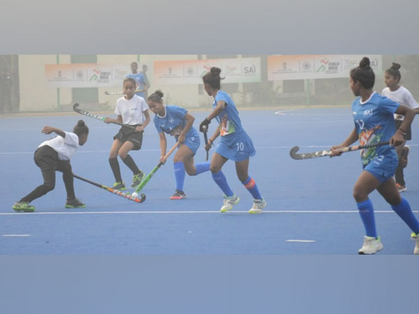 Players in action on Day 1 of Khelo India Women's Hockey League (Photo: HI Media)