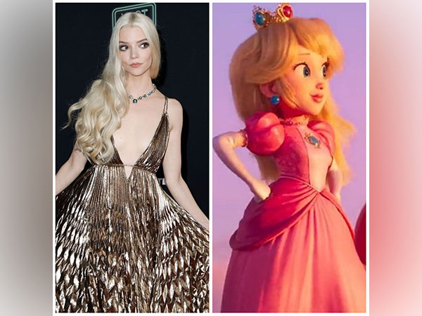 Anya Taylor-Joy and Princess Peach (Image Source: Twitter)