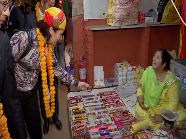 G20 Sherpa and delegates visiting Shilpgram Crafts (Photo/ANI)