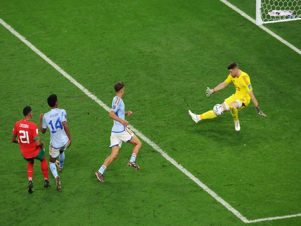 A visual from the match. (Photo- FIFA WC Twitter)
