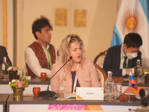 Russian G20 Sherpa Svetlana Lukash (Image Credit: Twitter/@amitabhk87)