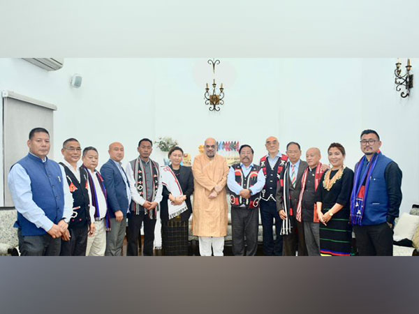Delegation of Eastern Nagaland Peoples' Organization meets Union Home Minister Amit Shah on Tuesday. 