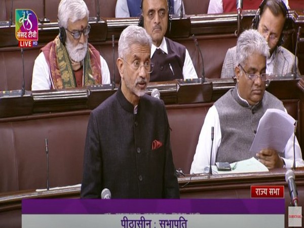 External Affairs Minister S Jaishankar delivering his remarks in Rajya Sabha on the  'Latest Developments in India's Foreign Policy'.