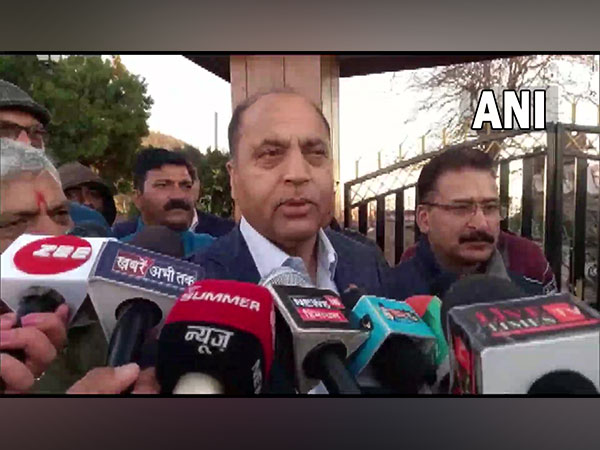 Himachal Pradesh Chief Minister Jairam Thakur in Shimla (Photo/ANI)