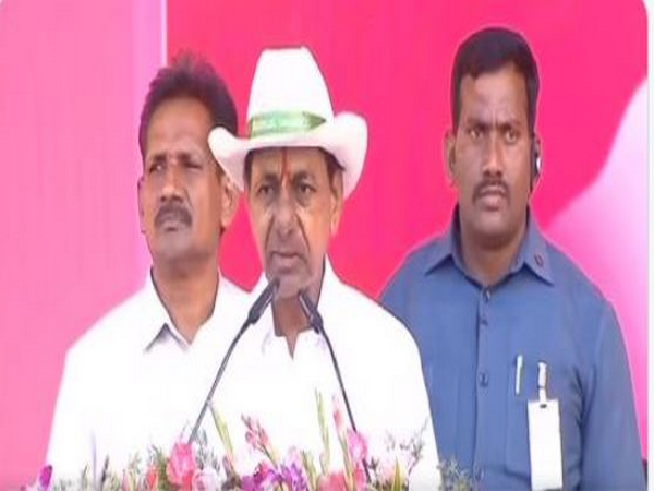 Telangana Chief Minister K Chandrashekar Rao in Jagtial 