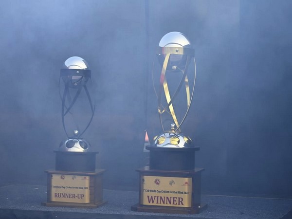 T20 World Cup for Blind Trophies. (Photo- CABI)