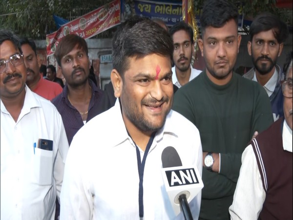 Bharatiya Janata Party candidate Hardik Patel (Photo:ANI)